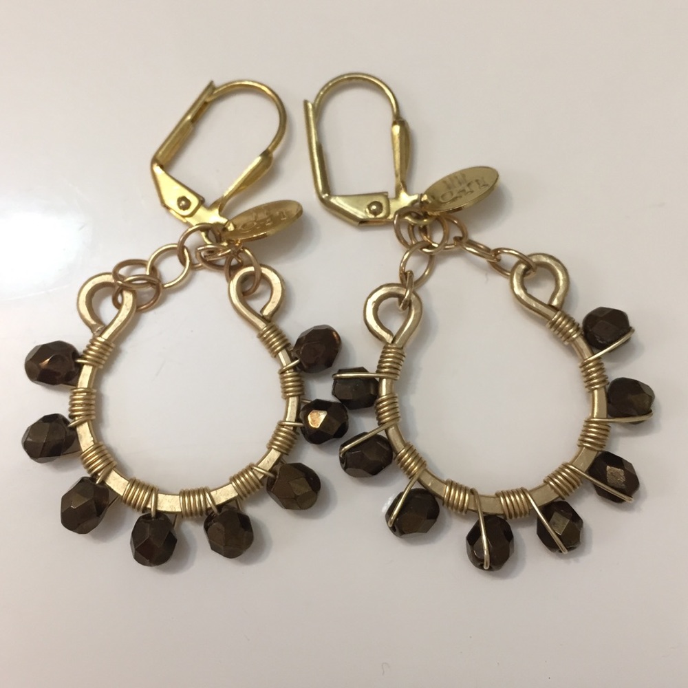 Double Happiness Jewelry - Vianca bronze earrings